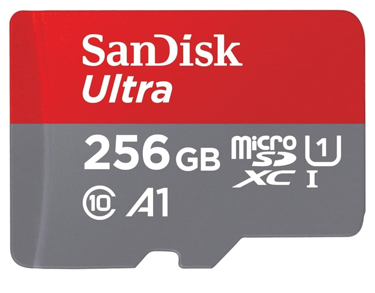 SanDisk 256 Go Ultra microSDXC UHS-I Carte + Adaptateur SD, avec jusqu'à 150 Mo/s, Classe 10, U1, homologuée A1