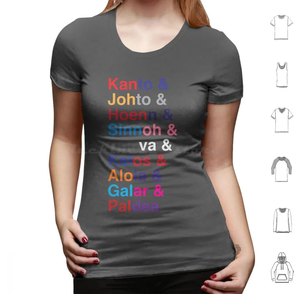 T-Shirt Regions Pkm Taille S a XL