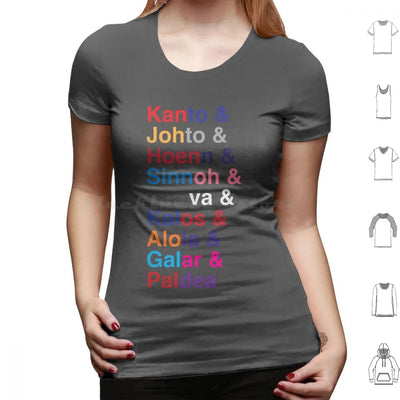 T-Shirt Regions Pkm Taille S a XL