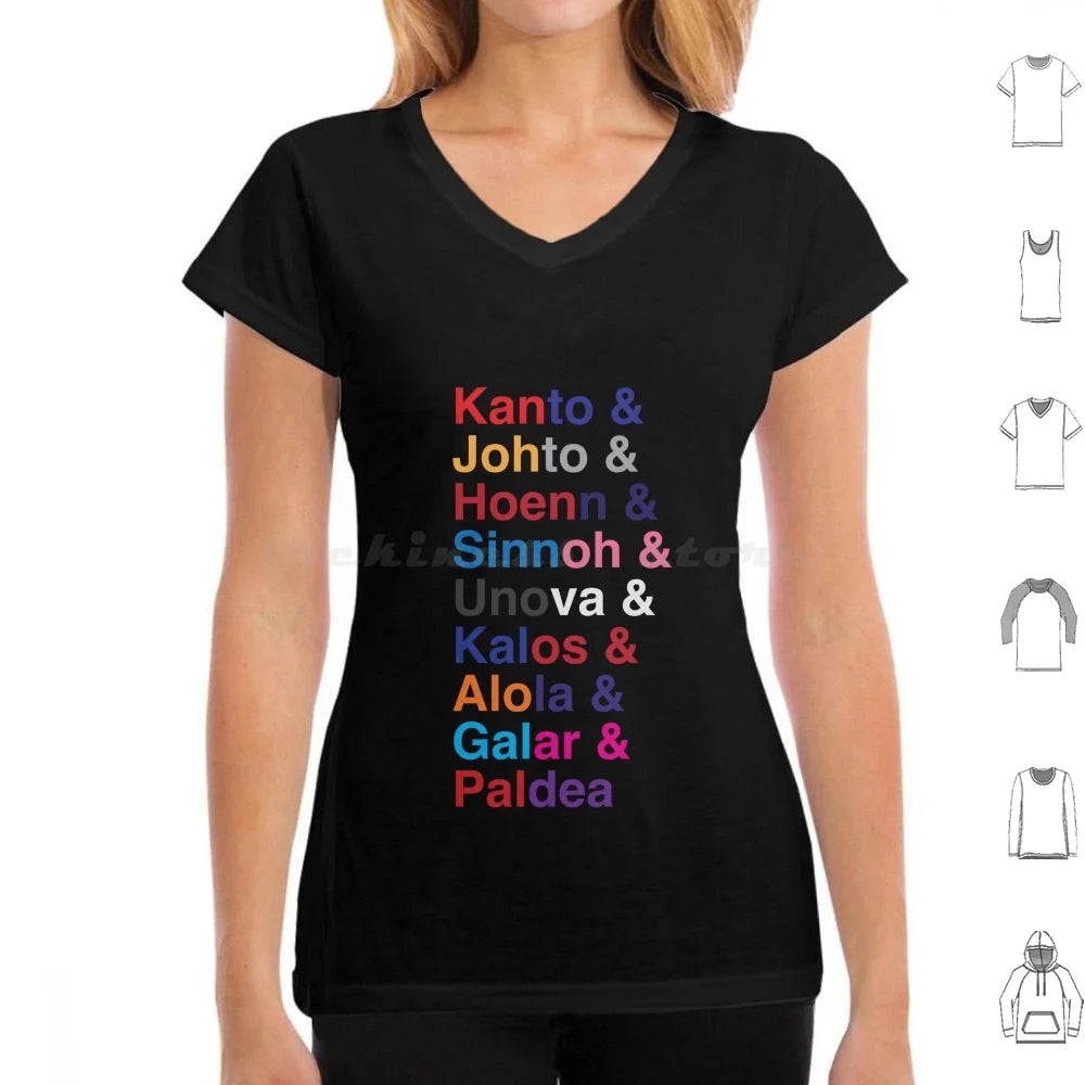 T-Shirt Regions Pkm Taille S a XL