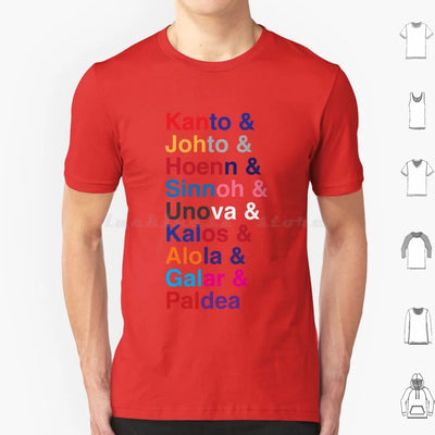 T-Shirt Regions Pkm Taille S a XL