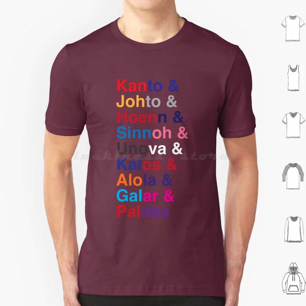T-Shirt Regions Pkm Taille S a XL