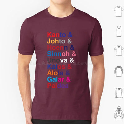 T-Shirt Regions Pkm Taille S a XL
