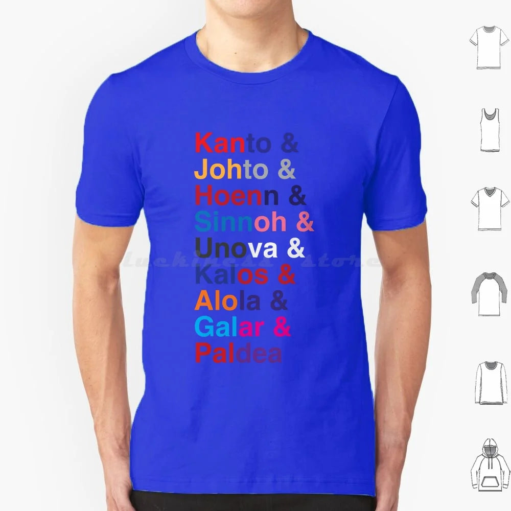 T-Shirt Regions Pkm Taille S a XL