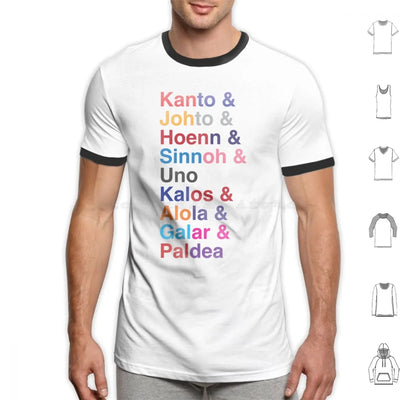 T-Shirt Regions Pkm Taille S a XL