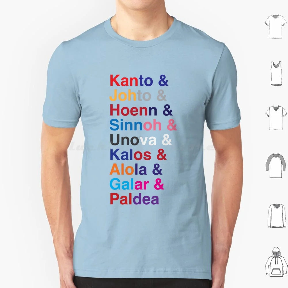 T-Shirt Regions Pkm Taille S a XL