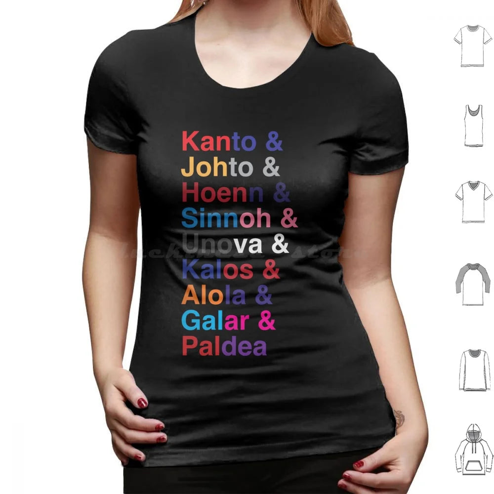 T-Shirt Regions Pkm Taille S a XL