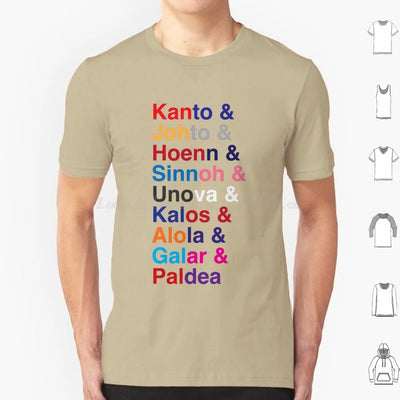 T-Shirt Regions Pkm Taille S a XL