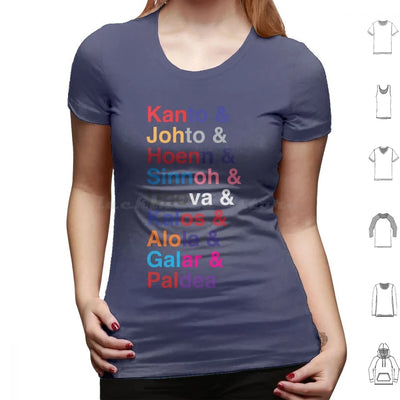T-Shirt Regions Pkm Taille S a XL